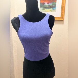 Outdoor Voices bluish purple Venus cropped top size small